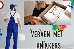 Verven met knikkers